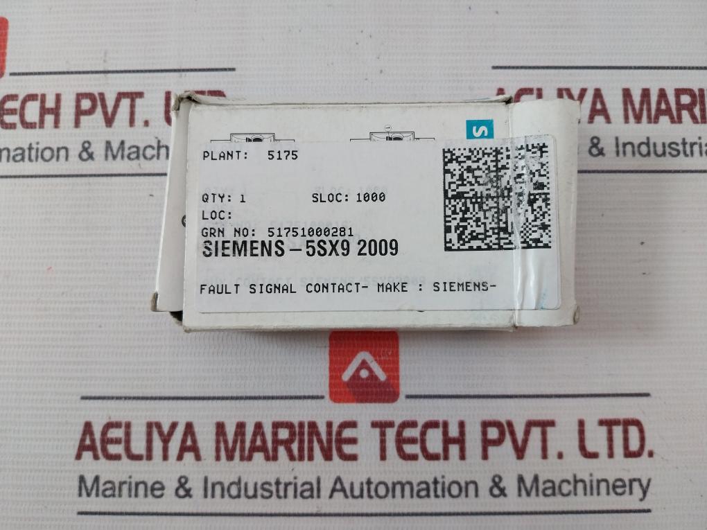 Lot of 2X Siemens 5SX9200 Fault Signal Contact 6A/230V