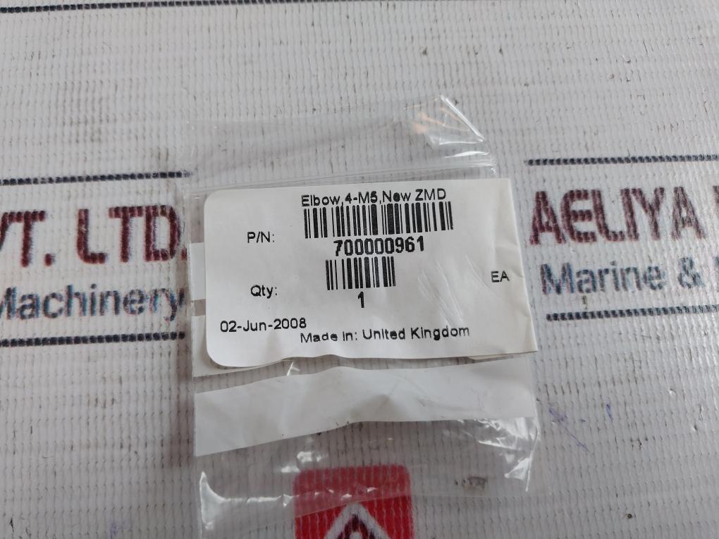 Lot of 2X Waters 700000961 ZMD Elbow 4-M5