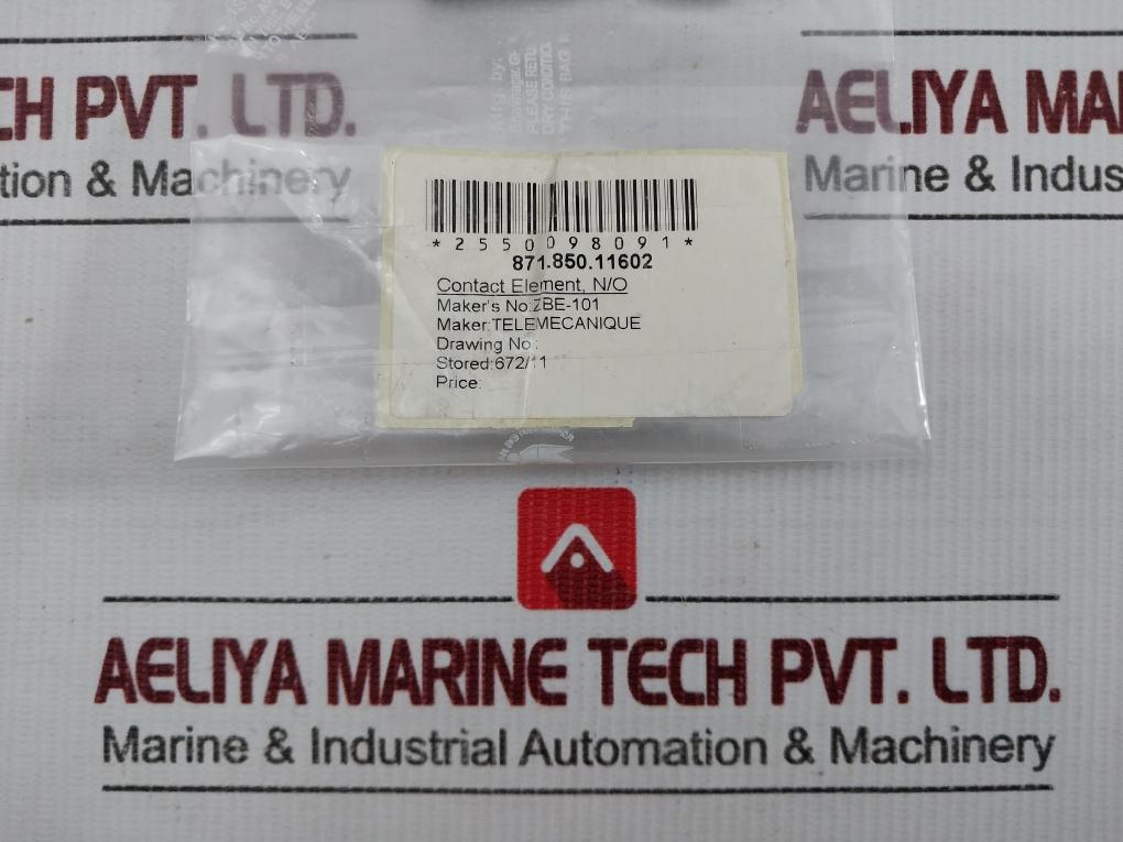 Lot Of 2X Xider Single Contact Block 240V 6A Part No Zbe-101