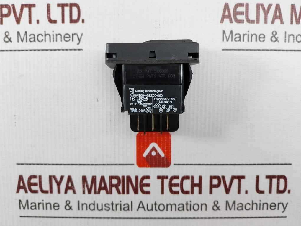 Lot Of 2x Carling Technologies Vj8as004-6zz00-000 Heat Level Switch Rocker 3-way