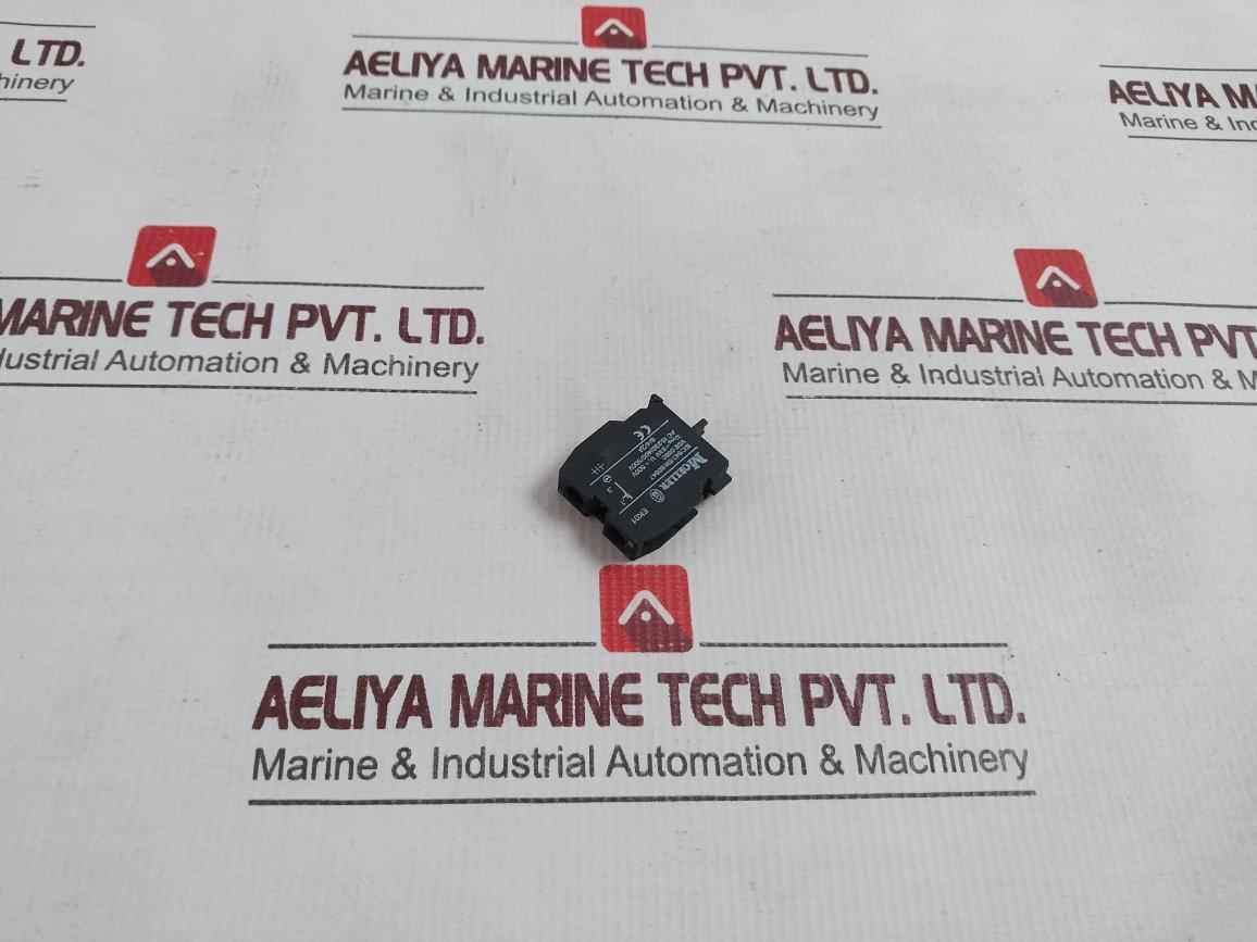 Lot Of 2x Moeller Ek01 Contact Block 6kv 10a 600v/a600 Q300