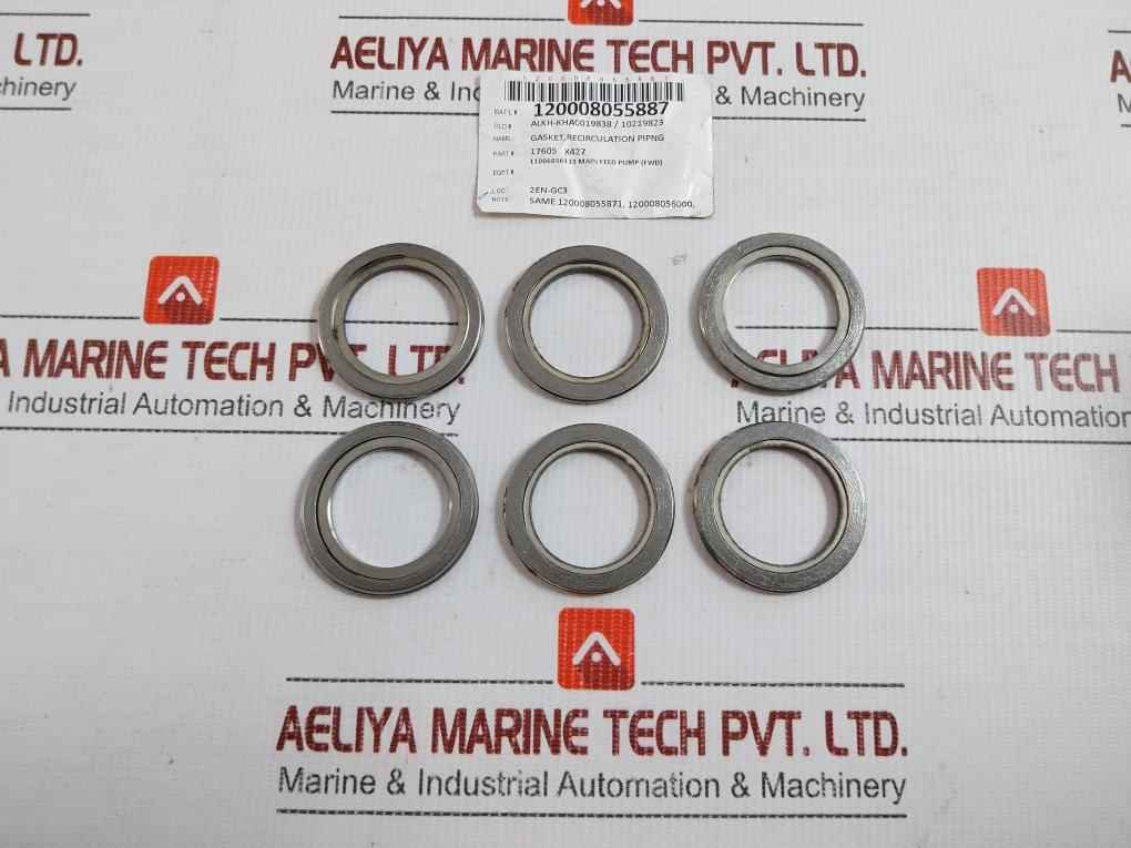 Lot Of 3X 17605 X427 Gasket, Recirculatoin Piping Weight: 50 Gm