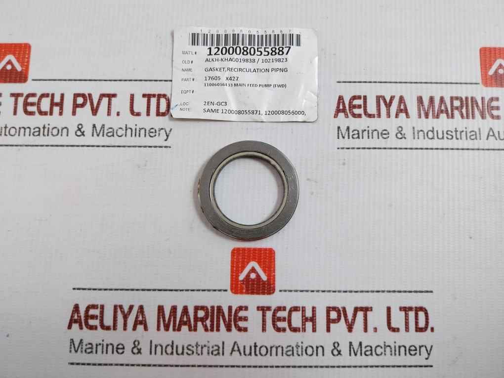 Lot Of 3X 17605 X427 Gasket, Recirculatoin Piping Weight: 50 Gm