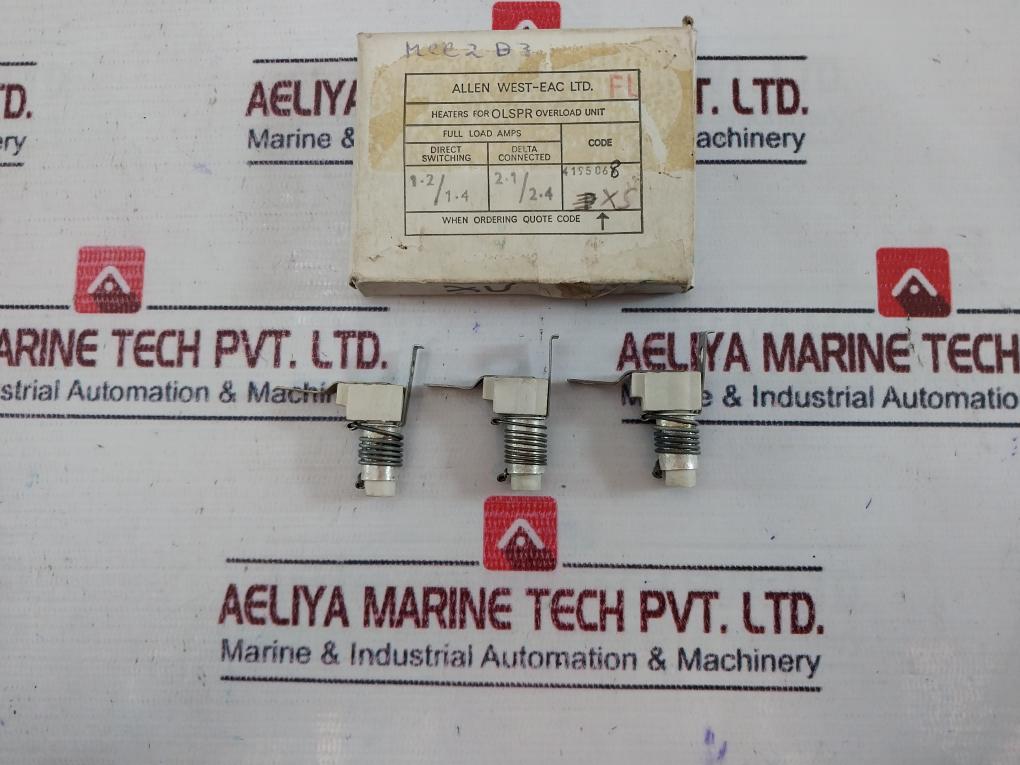 Pack of 3X ALLEN WEST-EAC XS Heaters for OLSPR Overload Unit