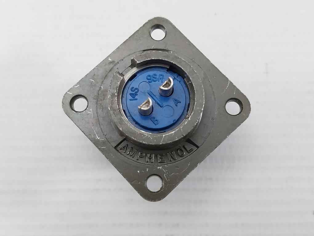Lot Of 3X Amphenol 973102A14S9S Circular Connector