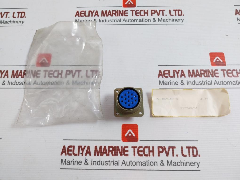 Lot Of 3X Amphenol 973102A2027S Position Circular Connector