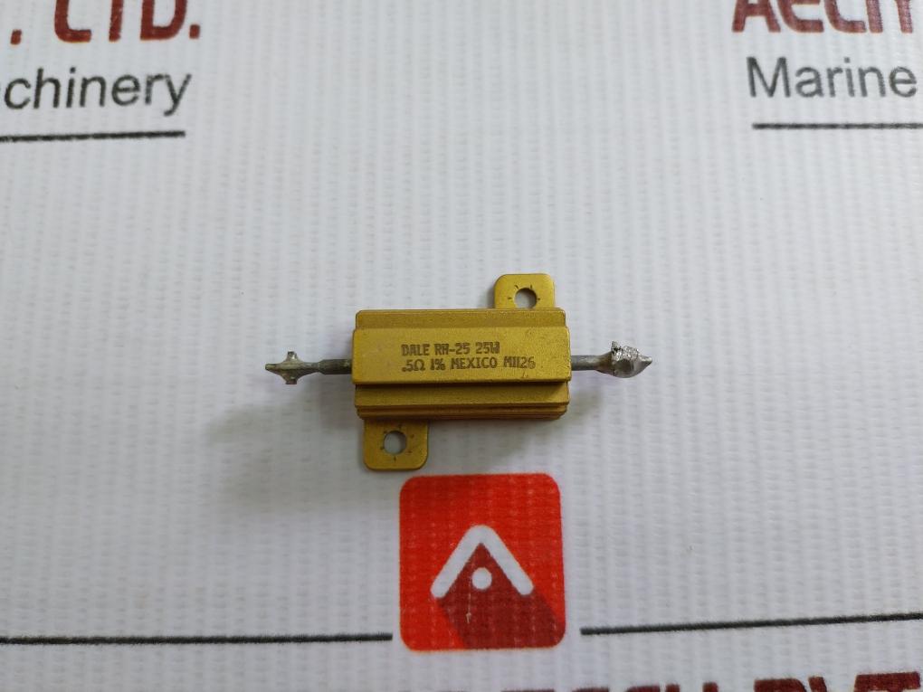 Lot Of 3X Dale 25W Wirewound Chassis Mount Resistor Rh-25