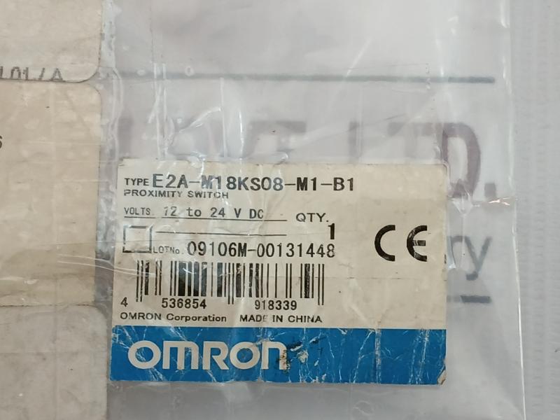 Lot Of 3X E2A-m18Ks08-m1-b1 Omron Inductive Sensor