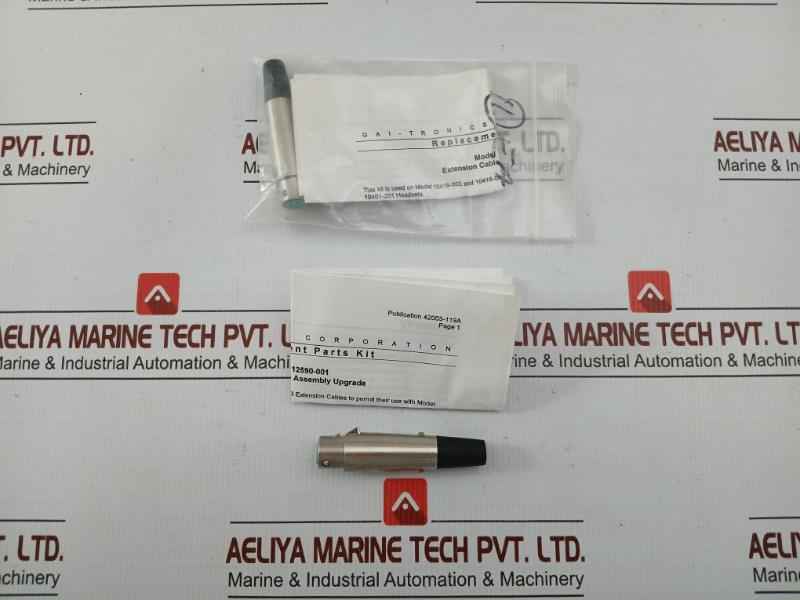 Lot Of 3X Female Xlr Cable Mount Connector 12590-001 Gai-tronics