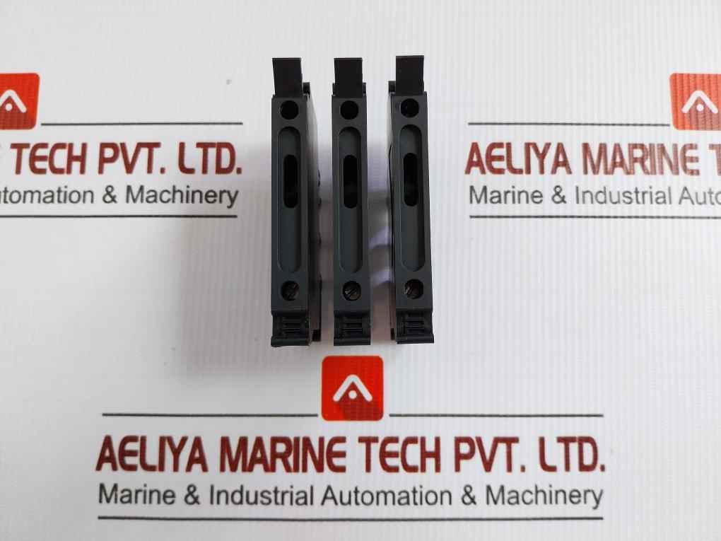 Lot Of 3X Fuse Modular Terminal Block Uk6,3-hesi Phoenix Contact 600V 10A