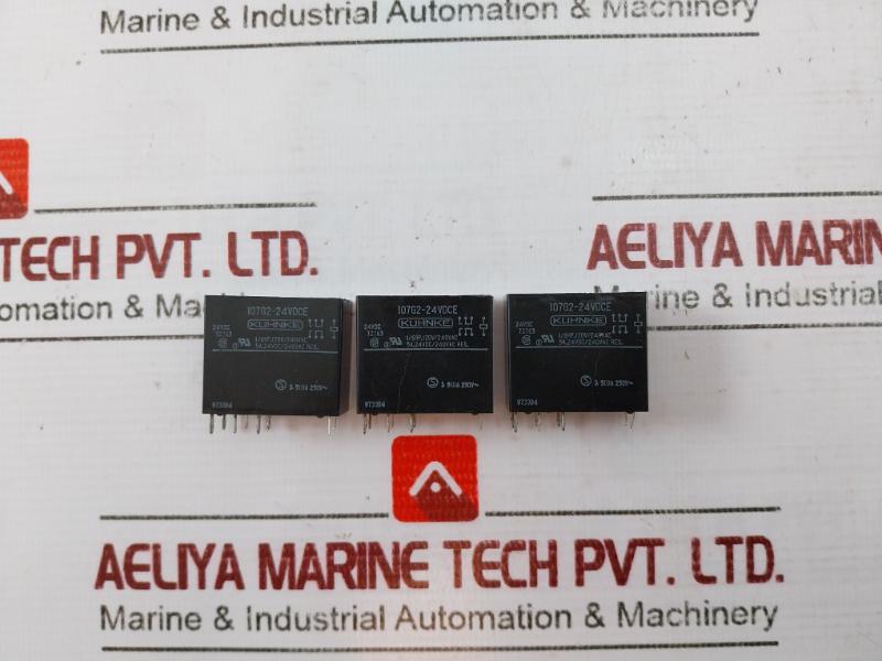 Lot of 3X Kuhnke 107G2-24VDCE Relay/Socket 24VDC 72763 9733B4