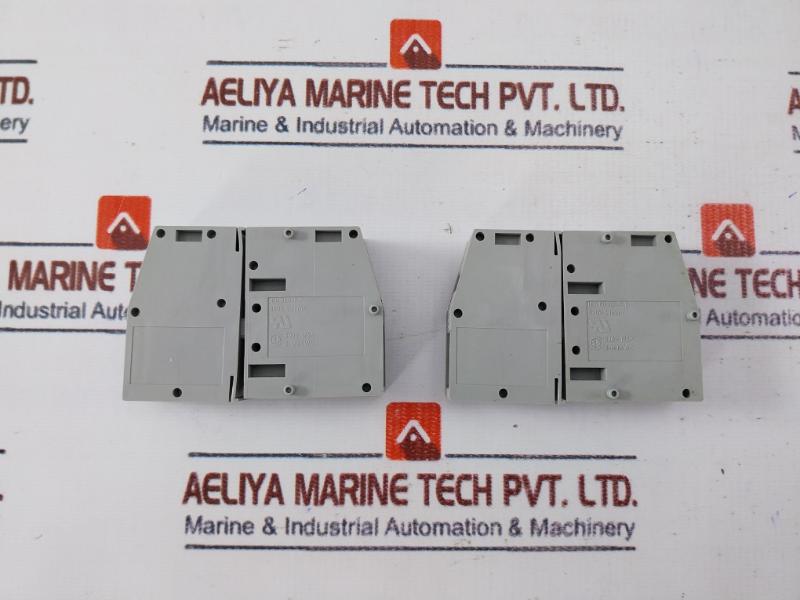 Lot of 3X Phoenix Contact HDFK50 Panel Feed-Through Terminal Block 690V 50mm2