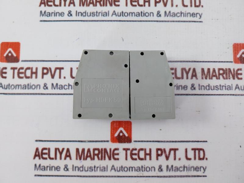 Lot of 3X Phoenix Contact HDFK50 Panel Feed-Through Terminal Block 690V 50mm2