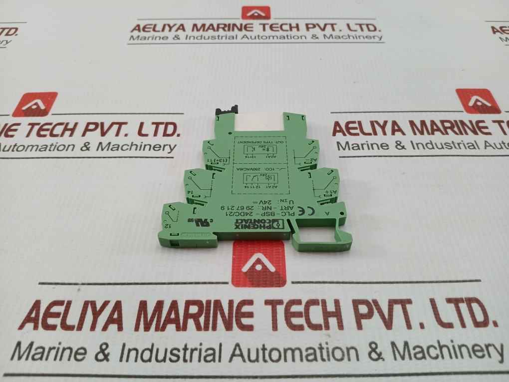 Lot Of 3X Relay Base Plc-bsp-24Dc/21 2961105 Phoenix Contact 24V Dc