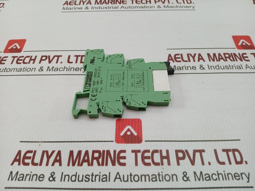 Lot Of 3X Relay Base Plc-bsp-24Dc/21 2961105 Phoenix Contact 24V Dc