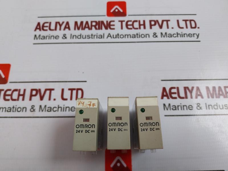 Lot of 3X OMRON G2R-2-SN(S) Relay 24V DC 120V AC 5A 250V AC