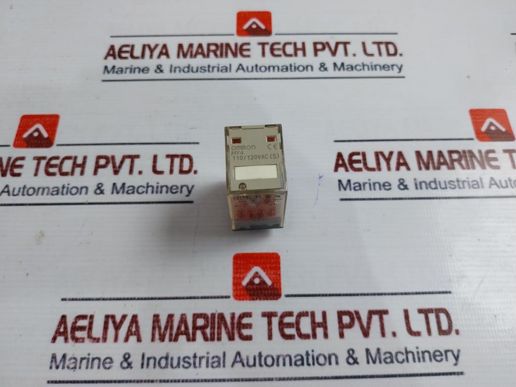 Lot of 3X Omron MY4 Relay 110/120VAC