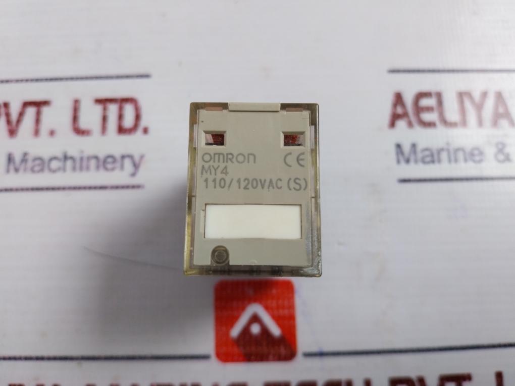 Lot of 3X Omron MY4 Relay 110/120VAC