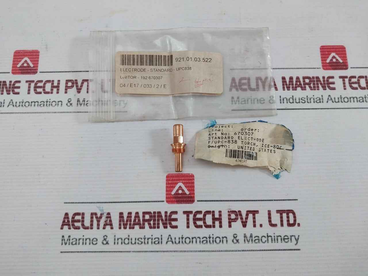 Lot Of 4X 192 670307 Extended Electrodes Unitor