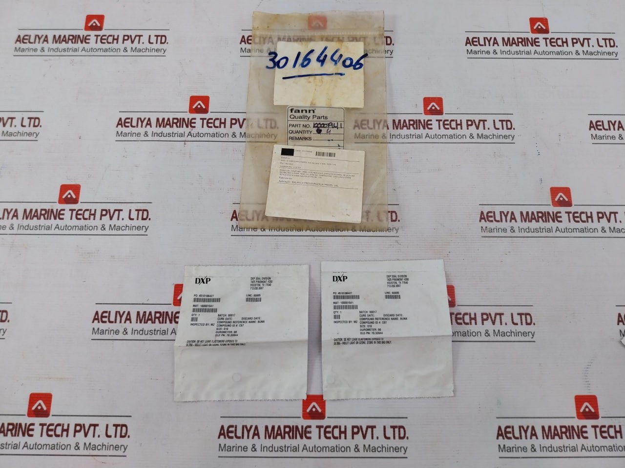 Lot of 4X DXP SEAL 100001941 O-ring 3/8x1/4x1/16pol