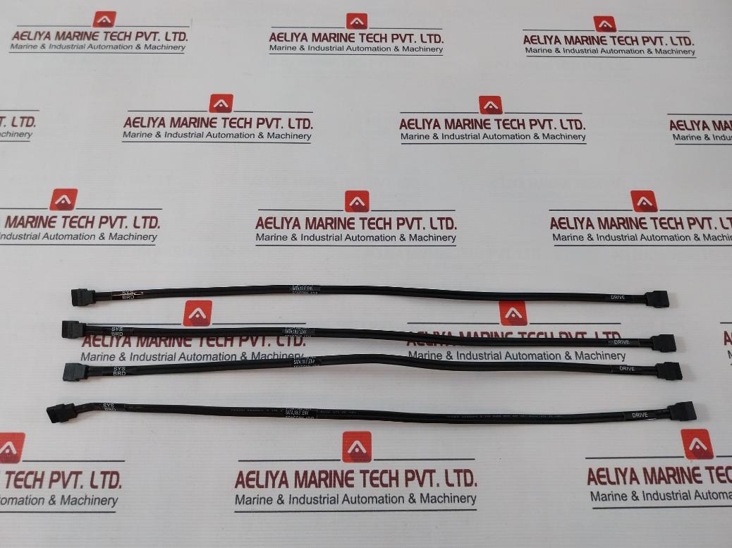Lot of 4X FOXCONN 611894-002 Sata Cable Rev.F 19.5" AWM21455 80C 30V VW-1