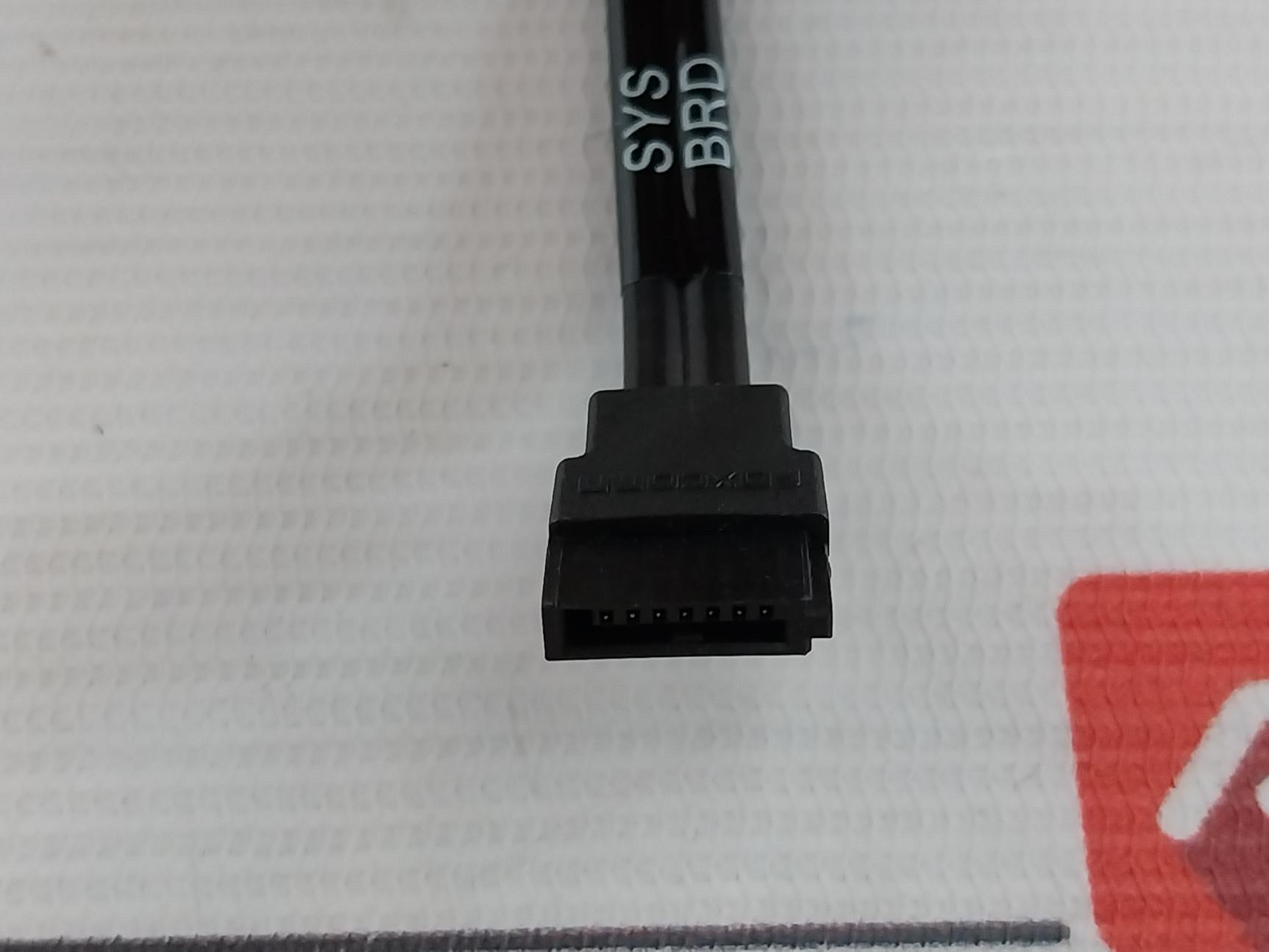 Lot of 4X FOXCONN 611894-002 Sata Cable Rev.F 19.5" AWM21455 80C 30V VW-1