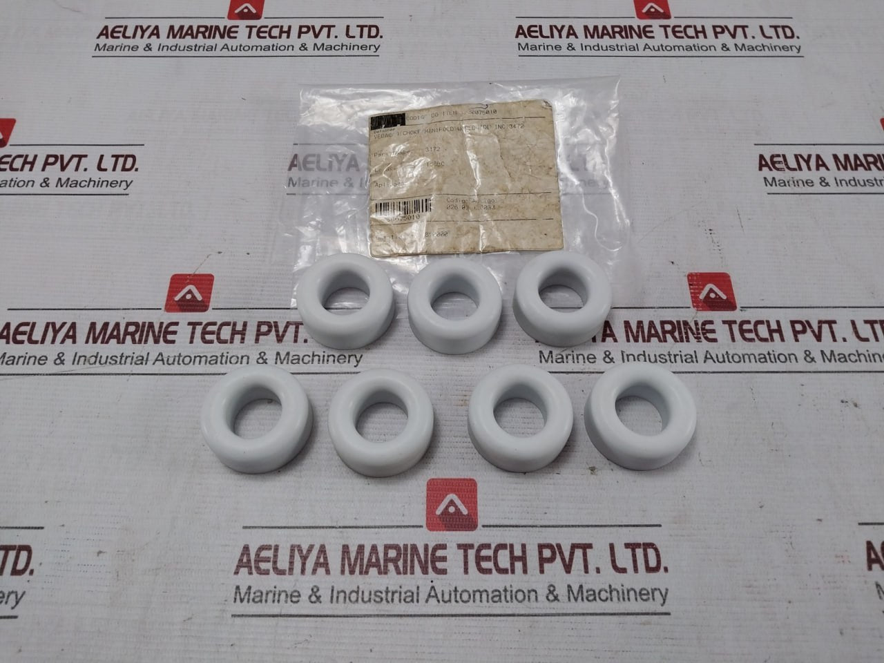 Lot of 4X MANIFOLD 30075010 Filled FKM Valve Stem U Packing Seal