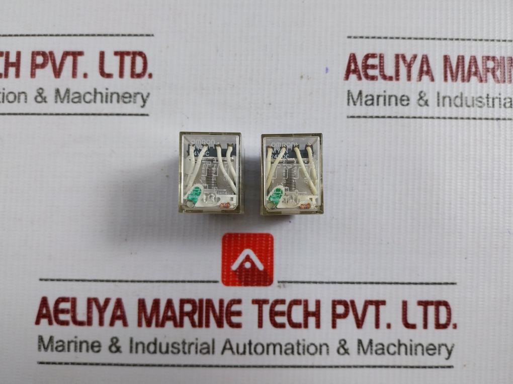 Lot Of 4X My4N Power Relay 24Vdc Omron