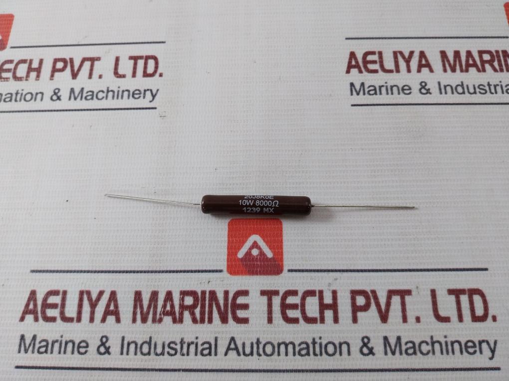 Lot of 4X Ohmite 20J8K0E Wirewound Resistors 1239 MX