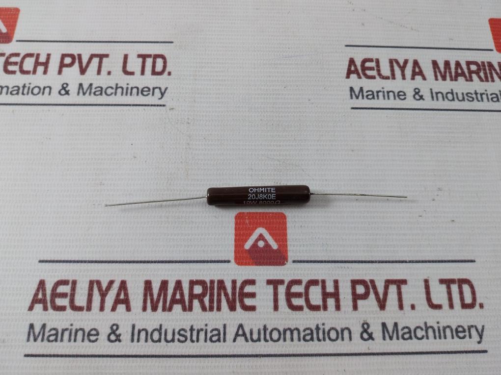 Lot of 4X Ohmite 20J8K0E Wirewound Resistors 1239 MX