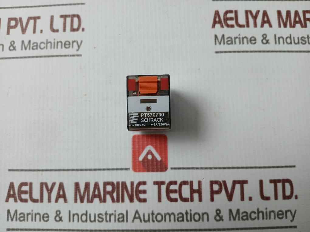 Lot Of 4X Schrack Pt570730 Miniature Relay 6A/250Vac
