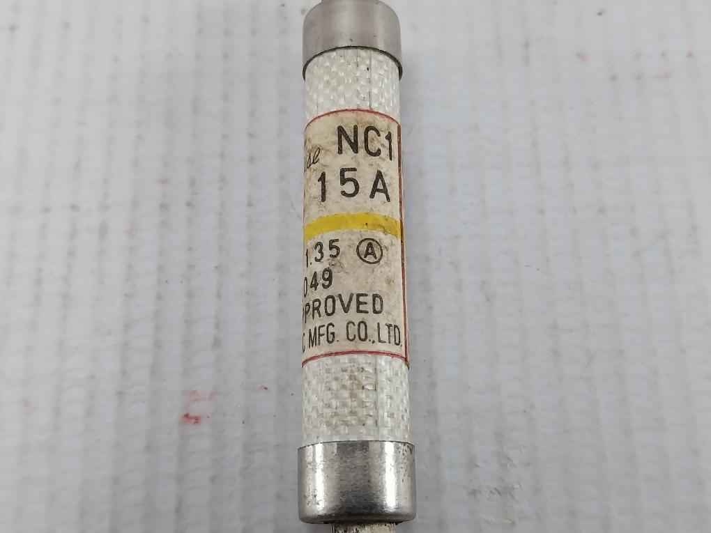 Lot Of 4X Utsunomiya Electric Nc1 Cello-lite Fuse 15A Ac 500V Rc 20Ka