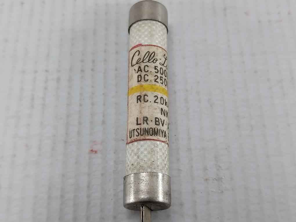 Lot Of 4X Utsunomiya Electric Nc1 Cello-lite Fuse 15A Ac 500V Rc 20Ka
