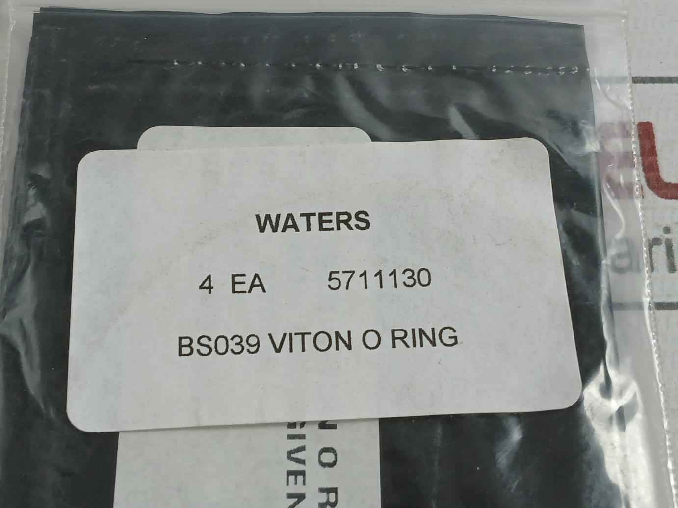 Lot Of 4X WATERS 5711130 Degassed Viton O-Ring BS039