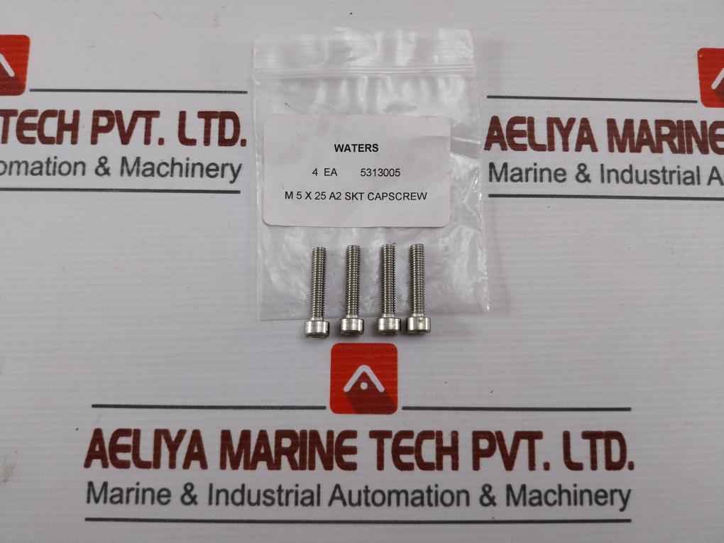 Lot Of 4X Waters Screw M5 X 25 5313005