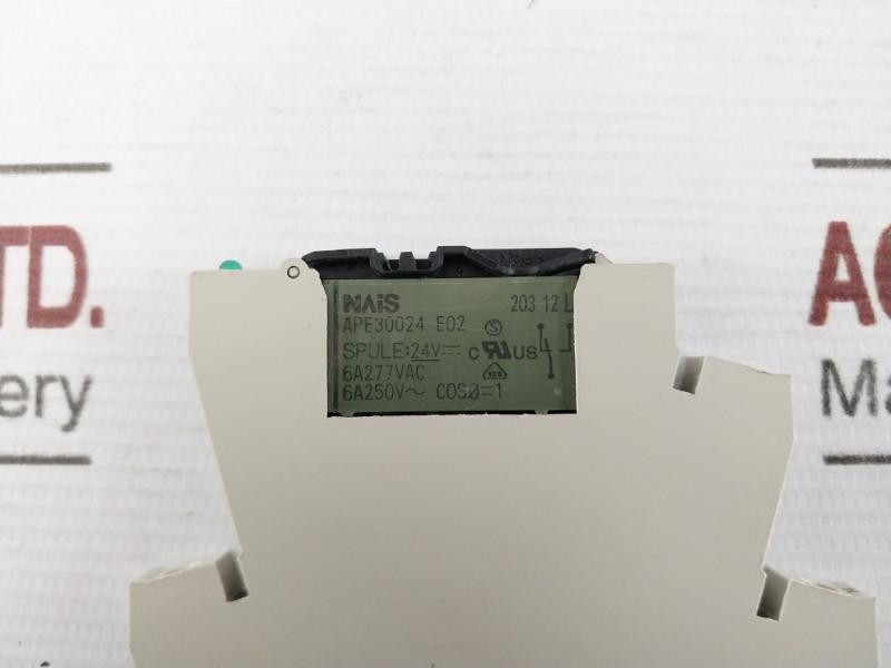 Lot of 4X Weidmuller MRS 8533640000 Relay Module 24VDC 1CO 24V 6A 277VAC
