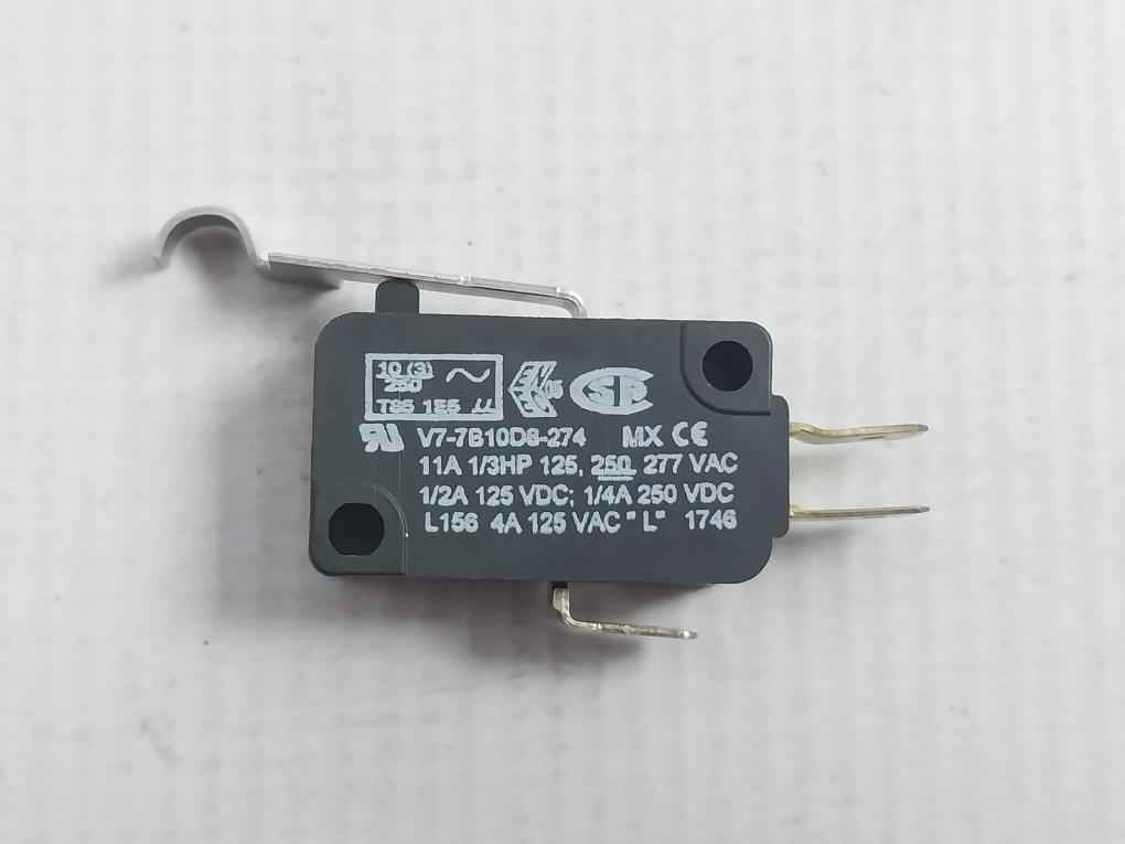 Lot Of 4x Honeywell V7-7b10d8-274 Microswitch 250v Dc