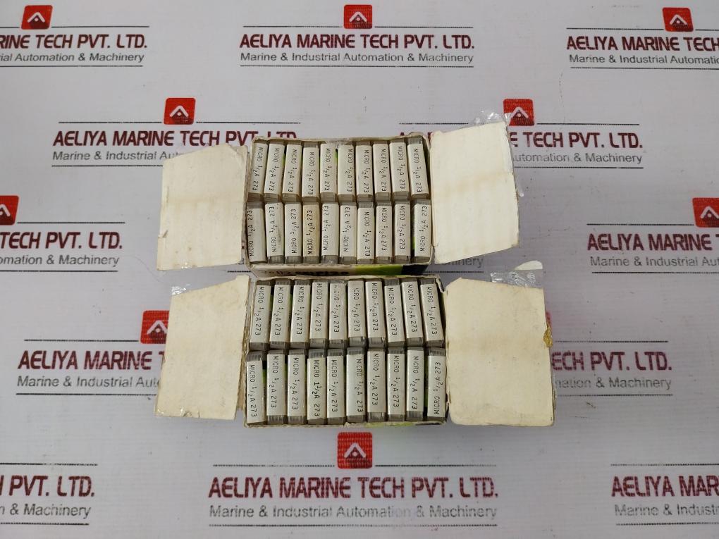 Lot of 50X Littelfuse 3,110,787 Micro Fuse 1/2A 125V AC/DC