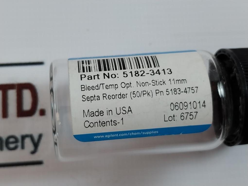 Lot of 5X Agilent 5182-3413 High Temp Non-Stick Optimized Septa Recorder