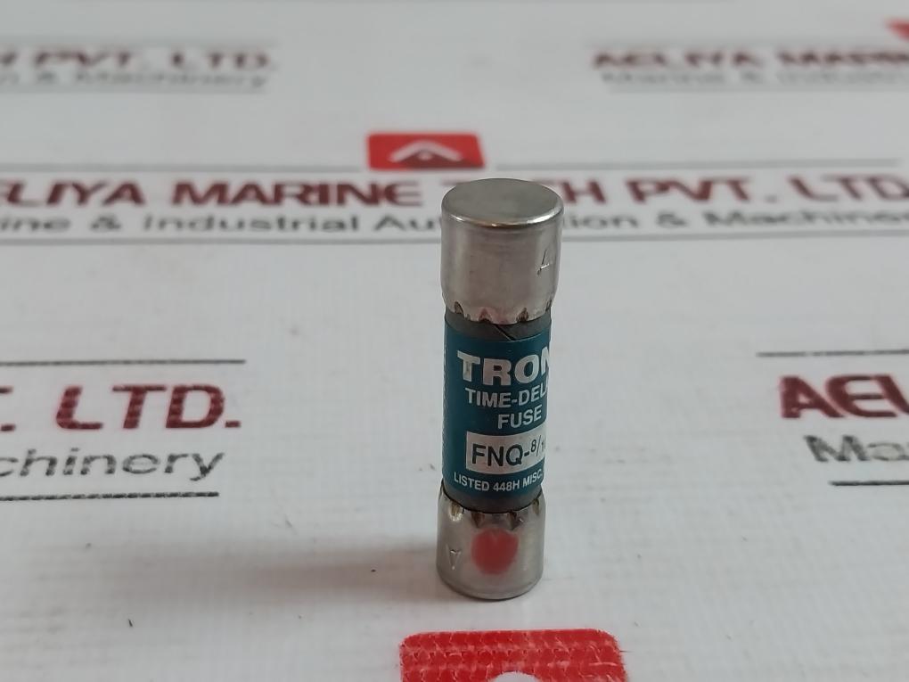 Lot of 5X Bussmann FNQ-8/10 Time-delay Fuse 500VAC 0.8A 35.7X10MM