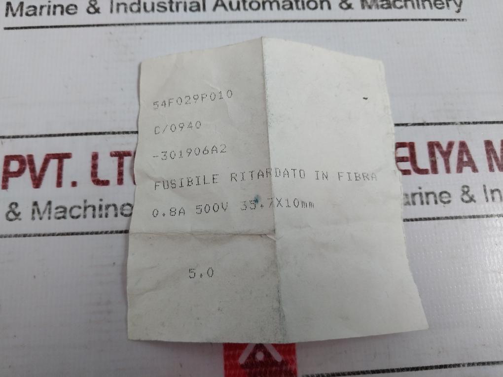 Lot of 5X Bussmann FNQ-8/10 Time-delay Fuse 500VAC 0.8A 35.7X10MM
