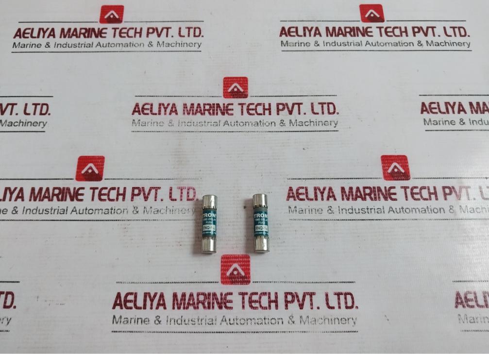 Lot of 5X Bussmann FNQ-8/10 Time-delay Fuse 500VAC 0.8A 35.7X10MM