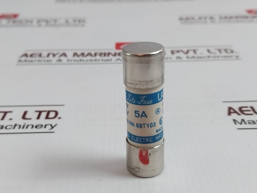 Lot of 5X Cello-lite Fuse UC1 5 A/AMPERE ACL50 68T103