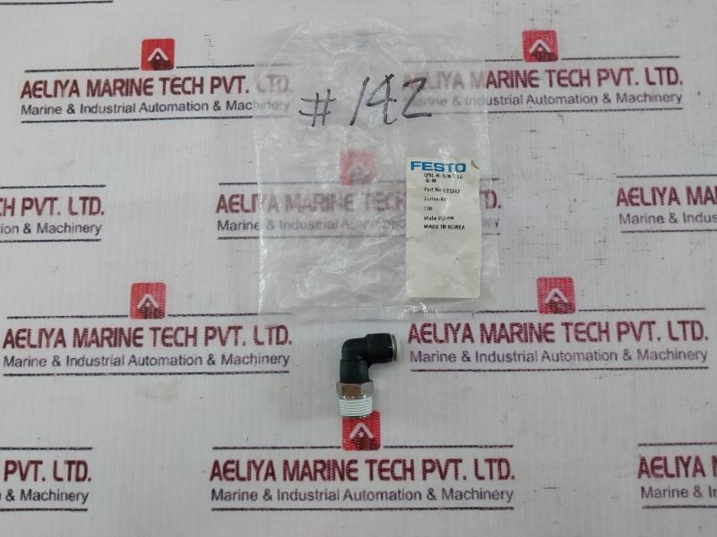 Lot of 5X Festo QSL-H-3/8-5/16-U-M 533242 L-Shaped Male Elbow
