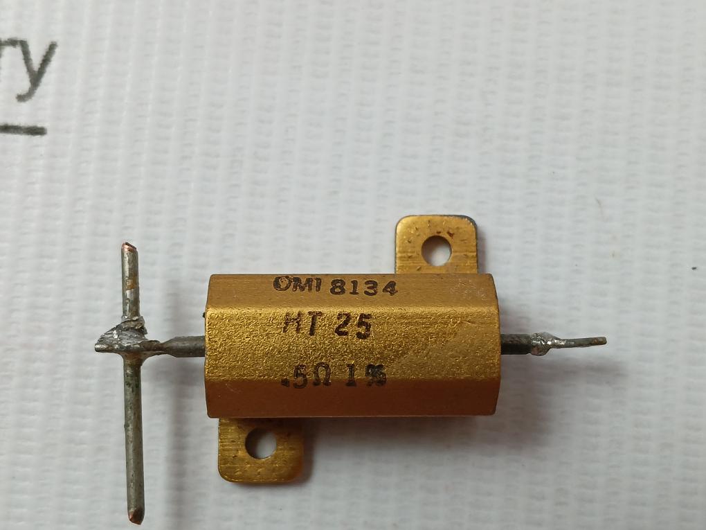 Lot Of 5X Ht 25 Power Resistor Omi .5Ω 1 %