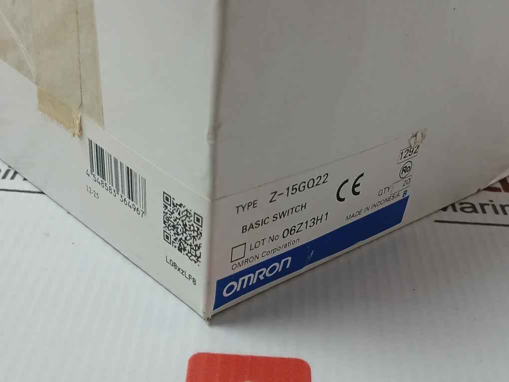 Lot Of 5X Omron Basic Switch Z-15Gq22 480Vac