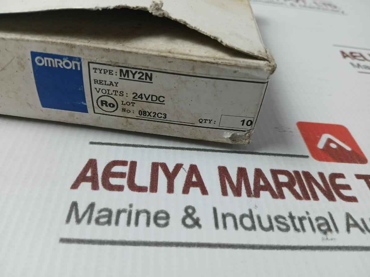 Lot Of 5X Omron My2N Power Relay 24Vdc
