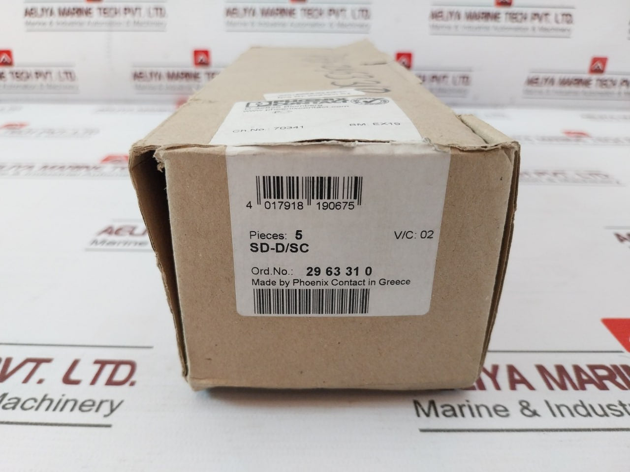 Lot of 5X PHOENIX CONTACT SD-D/SC Make Socket 16A 250V PHX-2963310 EX19