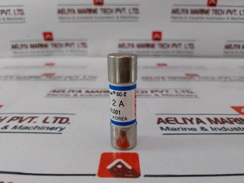 Lot of 5X SAM BOO FUSE SC-2 Fast Acting Cartridge Fuse 2A 500VAC 250VDC