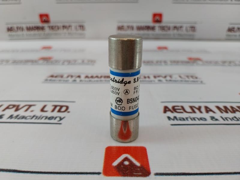Lot of 5X Sam Boo Sc-2 Fast Acting Fuse BSN04247-EL001 AC 500V